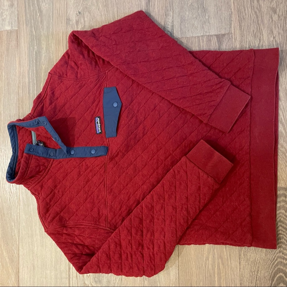 Patagonia organic cotton quilt snap-t pullover